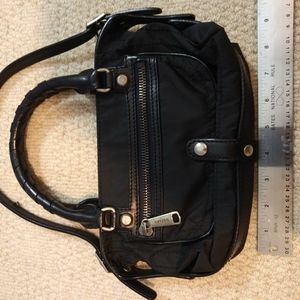 Gryson black nylon+leather bag